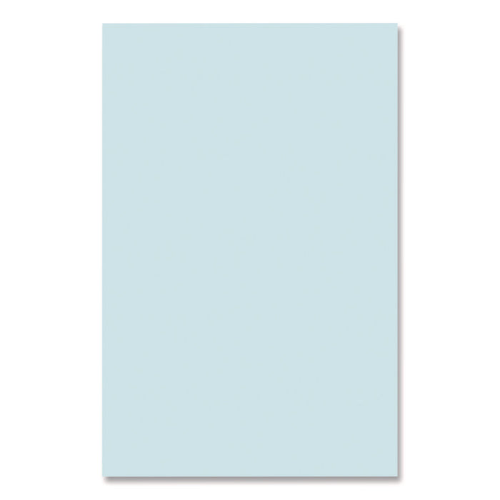 Colors 30% Recycled Colored Paper, 20 lb Bond Weight, 11 x 17, Blue, 500/Ream