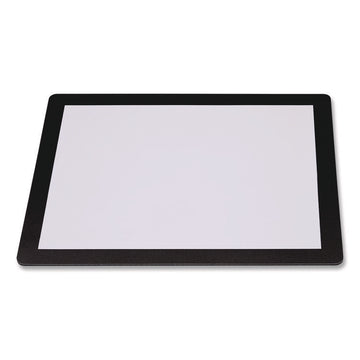 Menu Holder For 8.5 x 11 Menus, Landscape Orientation, 12.6 x 10.2 Holder, Clear/Black