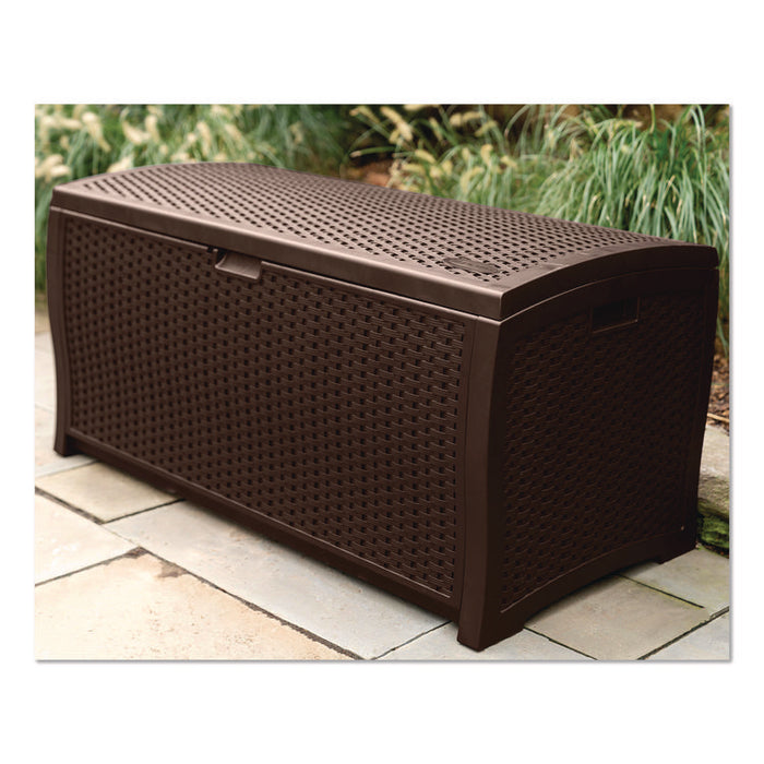 Large Deck Box, 13.23 cu ft, 50" x 25.5" x 25.5", Java