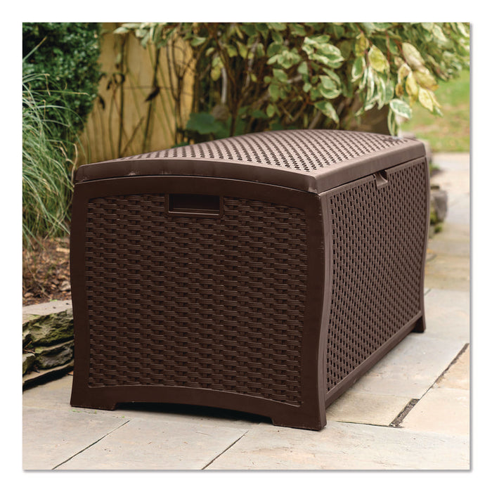 Large Deck Box, 13.23 cu ft, 50" x 25.5" x 25.5", Java