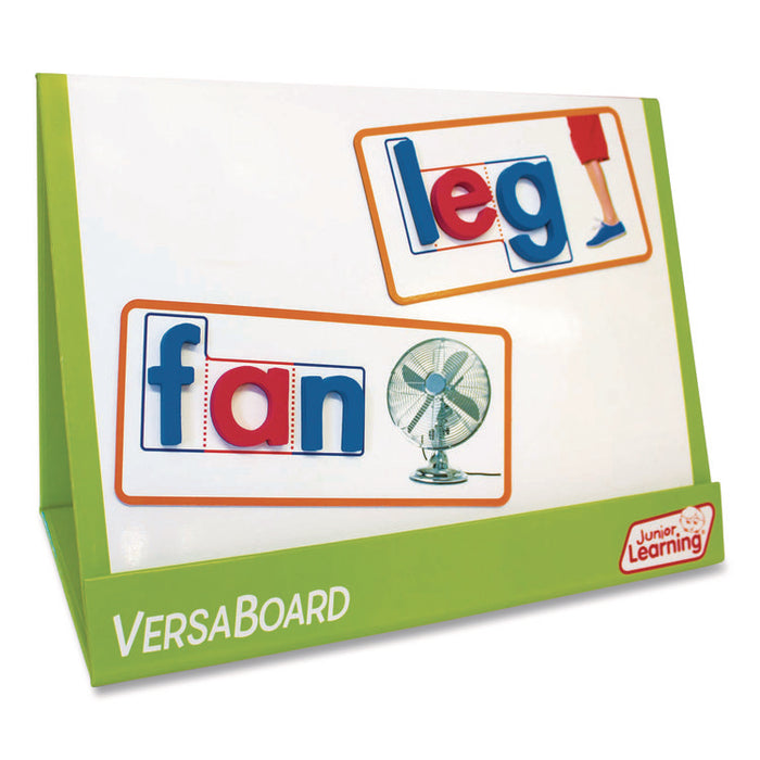 Rainbow Lowercase Letters, (2) Alphabet Sets, (2) Extra Vowel Sets, +/- 1.6" Tall, Blue Consonants, Red Vowels, 62 Pieces