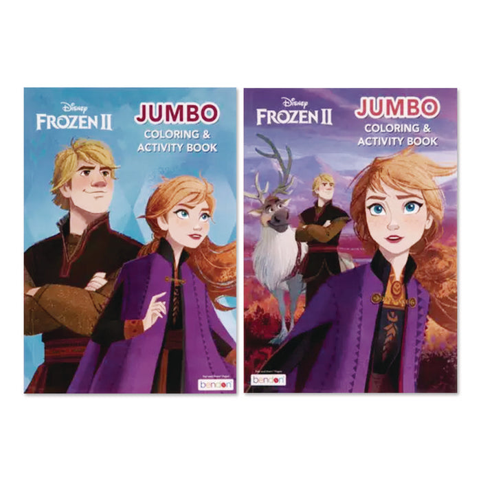 Disney Frozen 2 Jumbo Coloring and Activity Book, Ages 3 and Up, 10.75 x 7.75 Sheets, 64 Pages