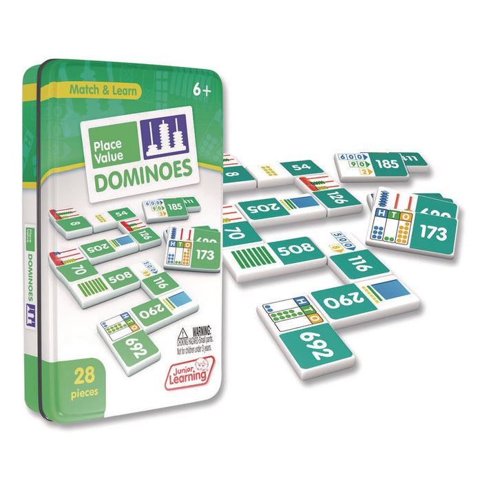 Place Value Dominoes, 1 to 2 Players, Grades 1 to 7, 28 Pieces