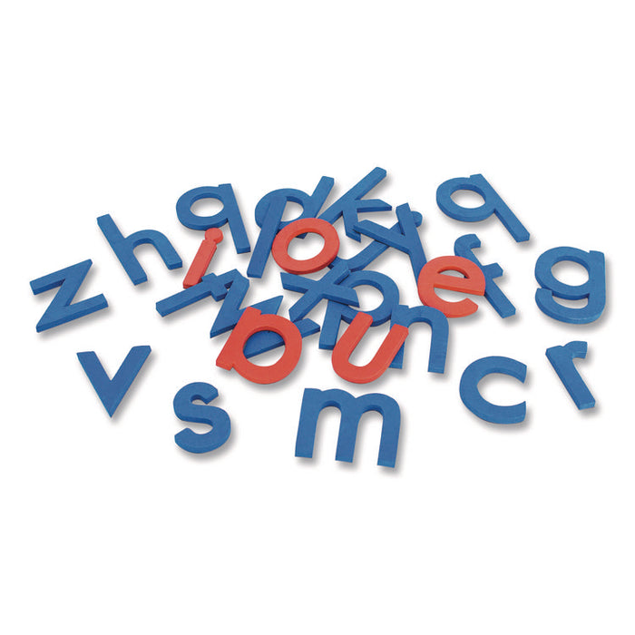 Rainbow Giant Alphabet, Lowercase Letters, +/- 3" Tall, Blue Consonants, Red Vowels, 26 Pieces