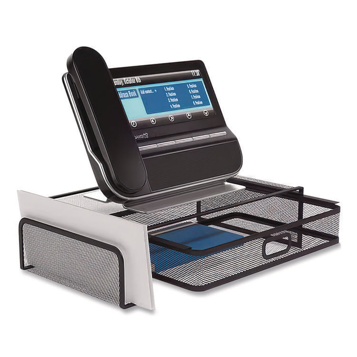 Telestand Mesh Stand for Desktop Phone, 15.16 x 9.37 x 4.33, Black