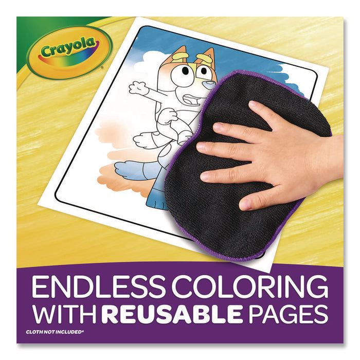 Bluey Color and Erase Reusable Activity Pad, Includes Three Markers, Ages 3 and Up, 16 Pages