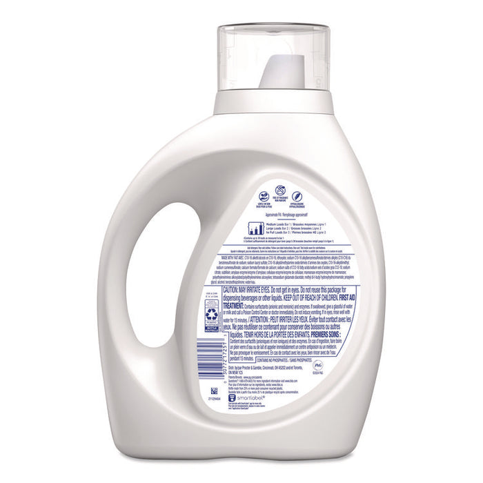 Free and Gentle Odor Refresh Liquid Laundry Detergent, 39 Loads, 55 oz Bottle, 4/Carton