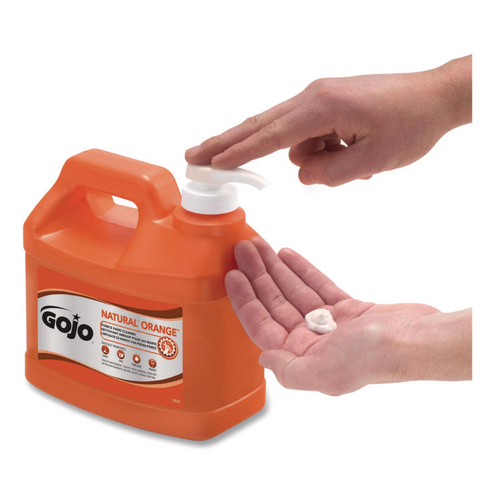 NATURAL ORANGE Pumice Hand Cleaner, Citrus Scent, 0.5 gal, 4/Carton