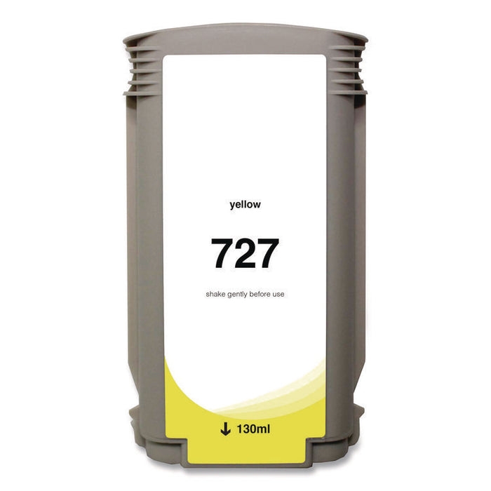 Compatible Yellow Ink, Replacement for 727 (B3P21A), 130 mL
