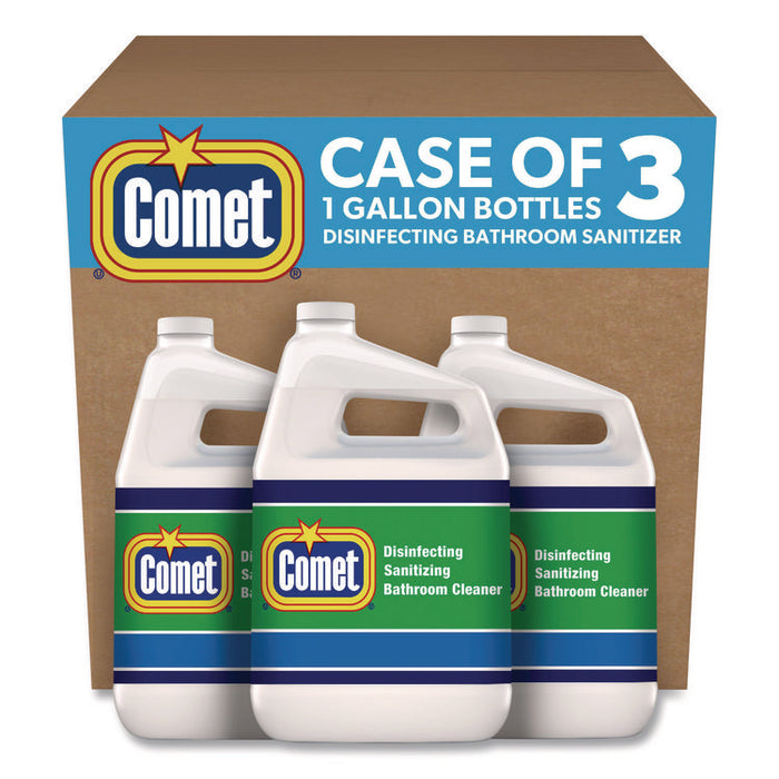 Disinfecting-Sanitizing Bathroom Cleaner, Citrus Scent, 1 gal Bottle, 3/Carton