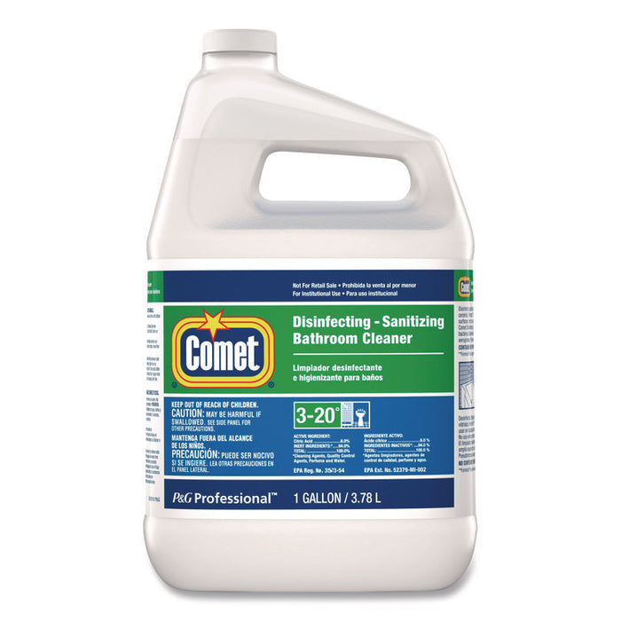 Disinfecting-Sanitizing Bathroom Cleaner, Citrus Scent, 1 gal Bottle, 3/Carton