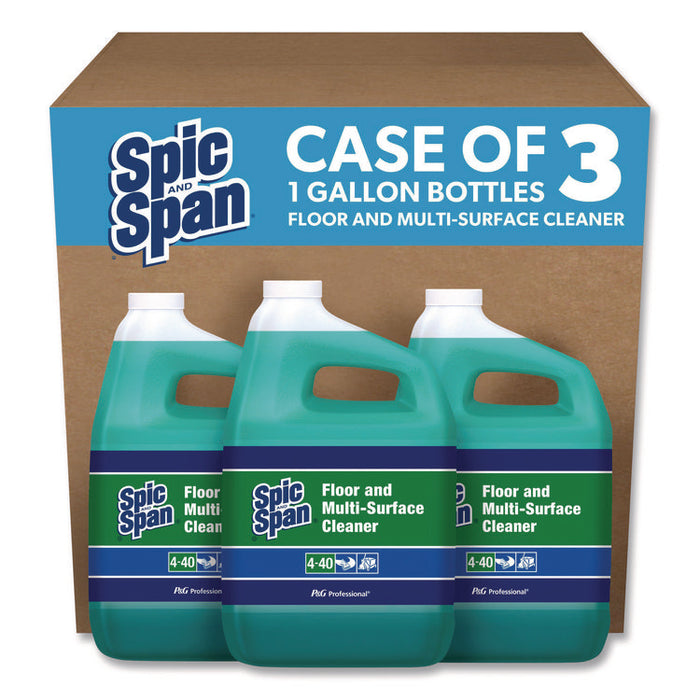 Liquid Floor Cleaner, Fresh Scent, 1 gal Bottle, 3/Carton