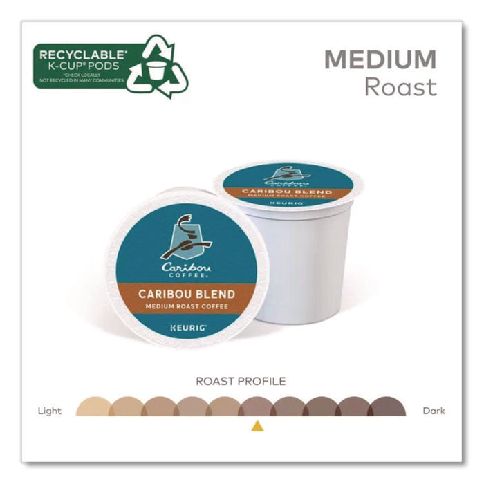 Caribou Blend Coffee K-Cups, 96/Carton