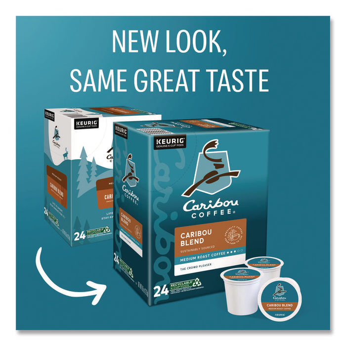 Caribou Blend Coffee K-Cups, 96/Carton