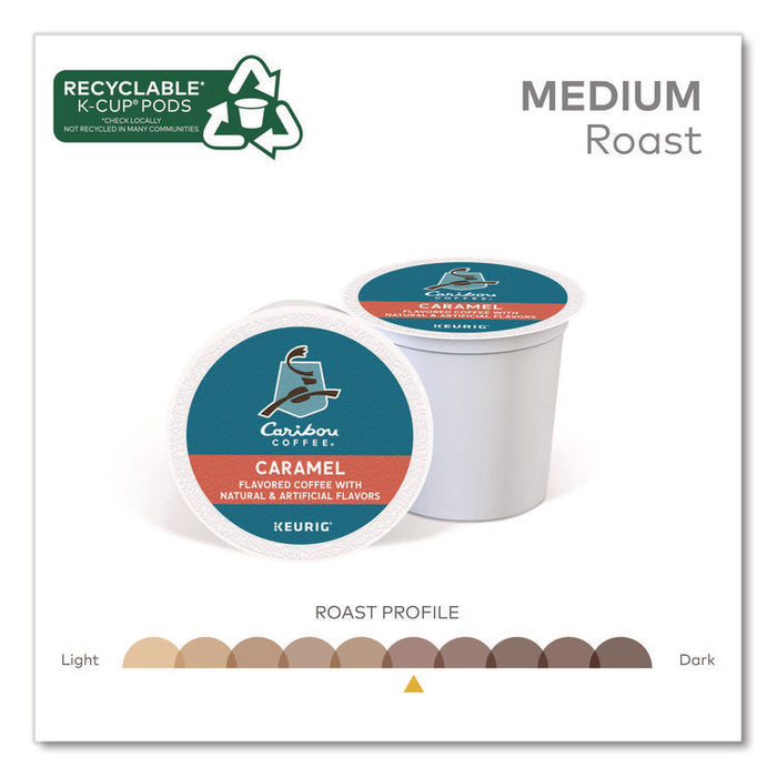 Caramel Hideaway K-Cups, Mild Roast, 24/Box