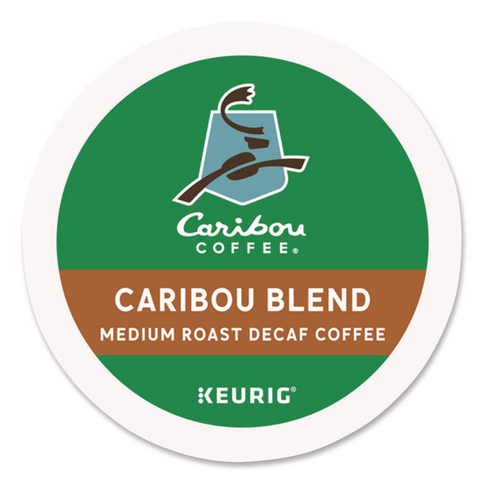 Caribou Blend Decaf Coffee K-Cups, 24/Box