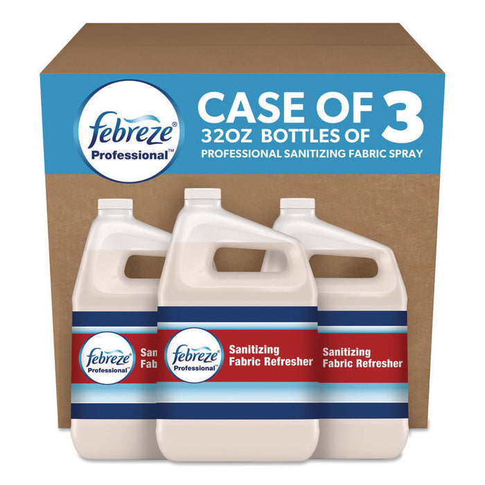 Professional Sanitizing Fabric Refresher, Light, 1 gal Bottle, Ready to Use, 3/Carton