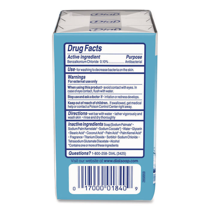 Refresh and Renew Antibacterial Deodorant Bar Soap, Spring Water Scent, 4 oz, 3 Bars/Pack, 4 Packs/Carton