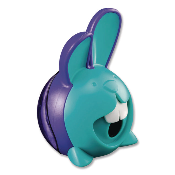 Croc Croc Chomp Rabbit 1-Hole Canister Pencil Sharpener, 3.74 x 1.8 x 4.92, Randomly Assorted Colors