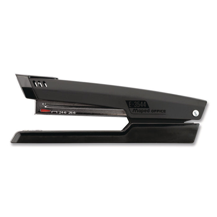 Essentials Metal Full Strip Stapler and Remover Combo, 25 Sheet Capacity, Black