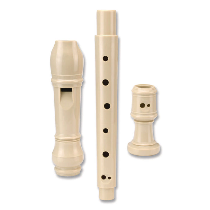 Soprano School Recorder, Full Size, Beige
