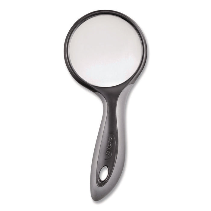 2.5X Soft Touch Large Magnifying Glass, Plastic Lens, 3" dia, Randomly Assorted Color