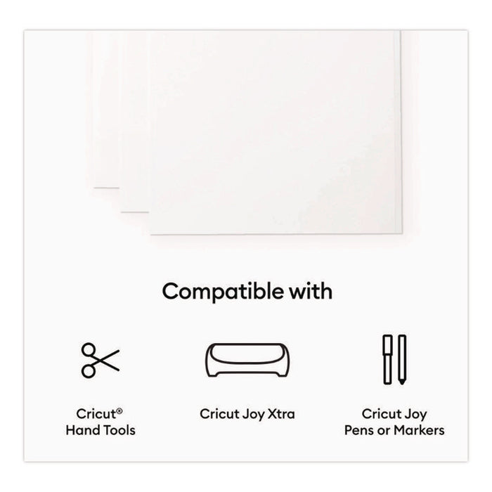 Joy Removable Smart Vinyl for Assorted Surfaces, 5.5 x 120, White