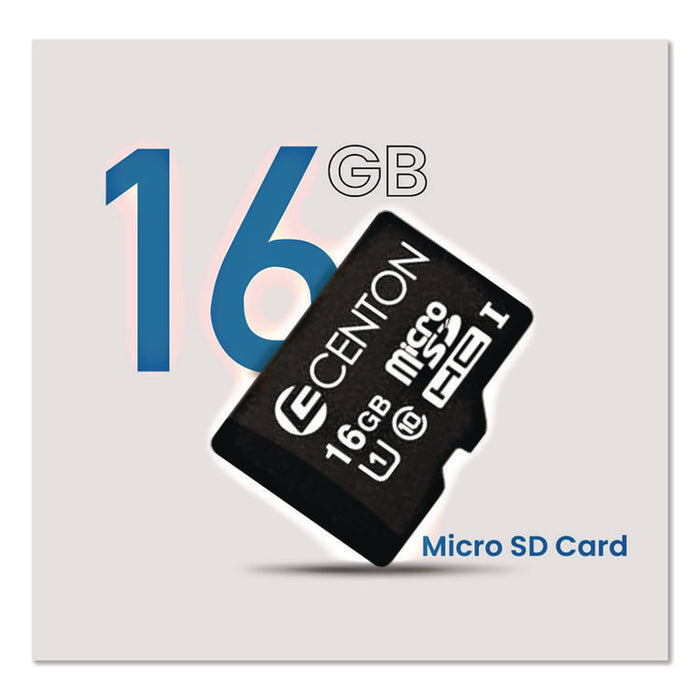 microSDHC Memory Card with SD Adapter, UHS-I U1 Class 10, 16 GB