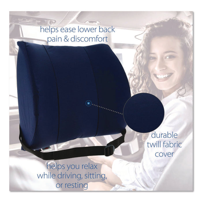 Sitback Standard Lumbar Back Support , 13 x 14, Blue