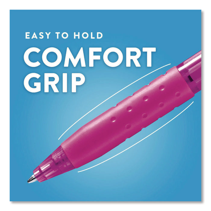 InkJoy 300 RT Ballpoint Pen, Retractable, Medium 1 mm, Assorted Ink and Barrel Colors, 24/Set