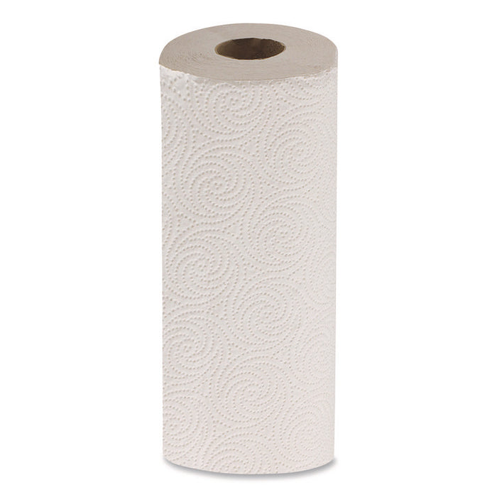 Pacific Blue Select Two-Ply Perforated Paper Kitchen Roll Towels, 2-Ply, 11 x 8.88, White, 100/Roll