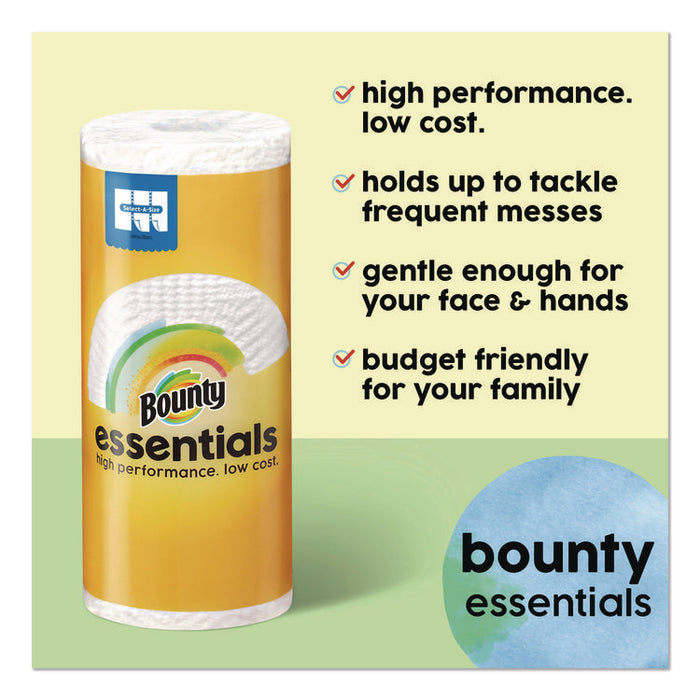 Essentials Select-A-Size Kitchen Roll Paper Towels, 2-Ply, 108 Sheets/Roll, 24 Rolls/Carton