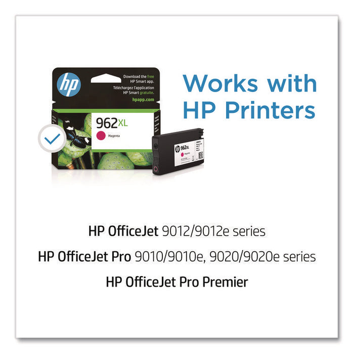 HP 962XL, (3JA01AN) High-Yield Magenta Original Ink Cartridge