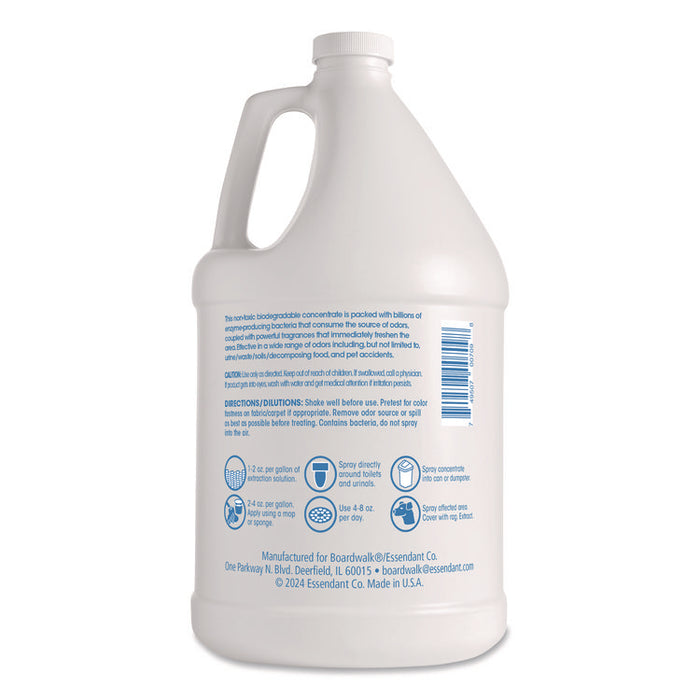 Odor Eliminator Enzyme Plus Concentrate, Lemon, 1 gal Jug, 4/Carton