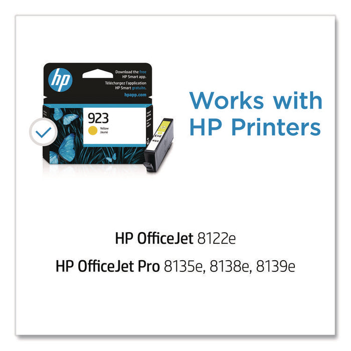 HP 923 (4K0T2LN) Yellow Original Ink Cartridge