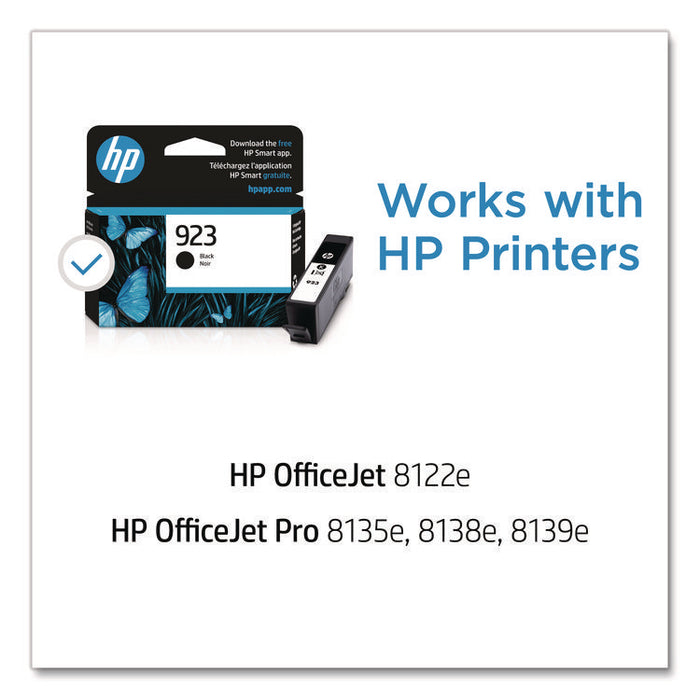 HP 923 (4K0T3LN) Black Original Ink Cartridge
