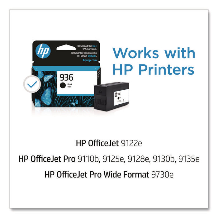 HP 936, (4S6V2LN) Black Original Ink Cartridge