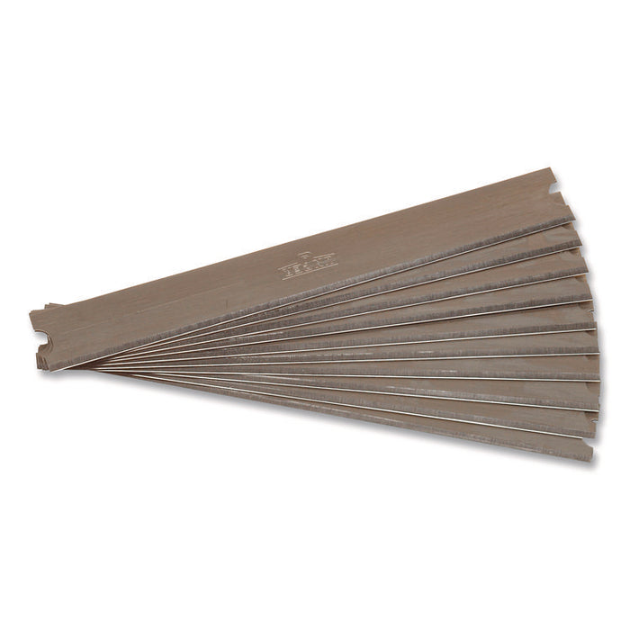 Carbon Steel Scraper Replacement Blades, 5/Carton