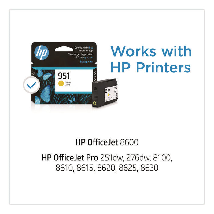 HP 951, (CN052AN) Yellow Original Ink Cartridge