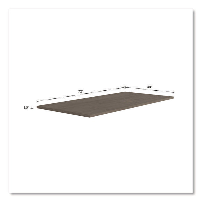 Alera Seville 96" Wide Conference Table Top, Rectangular, 96w x 48d x 1.5h, Walnut