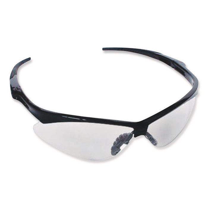 Anser Optical Safety Glasses, Black Half Frame, Clear Dual Lens