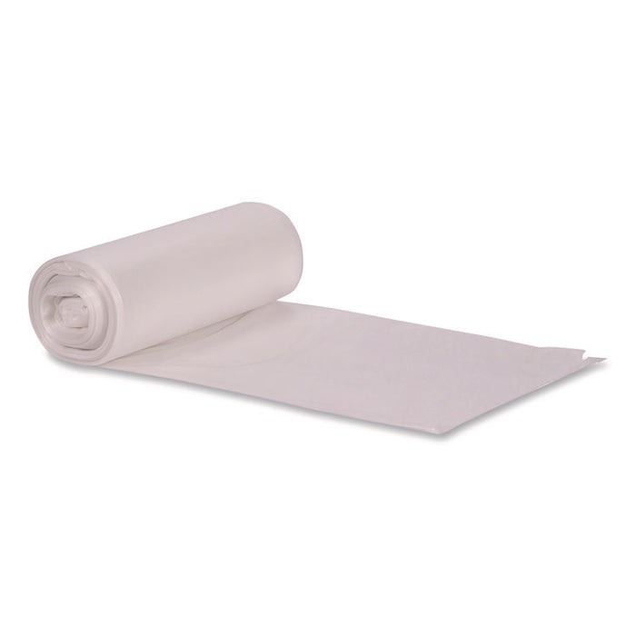 Linear Low Density Can Liners with AccuFit Sizing, 55 gal, 0.9 mil, 40" x 53", Clear, 50 Bags/Box, 3 Boxes/Carton