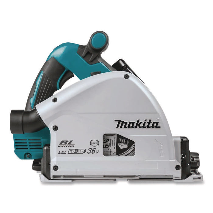 18V X2 (36V) LXT Brushless Lithium-Ion 6.5" Cordless Plunge Circular Saw Kit, 2 Batteries (XPS01PTJ), 6,300 rpm