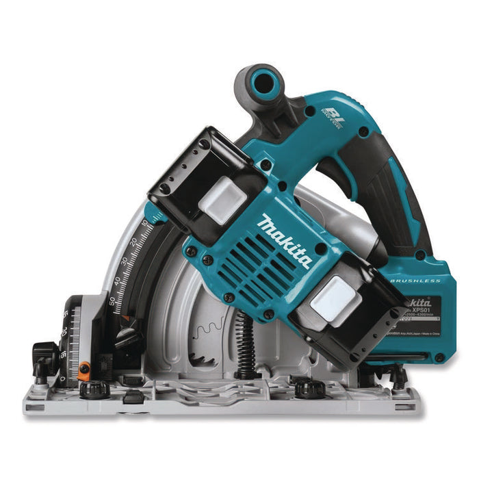 18V X2 (36V) LXT Brushless Lithium-Ion 6.5" Cordless Plunge Circular Saw Kit, 2 Batteries (XPS01PTJ), 6,300 rpm