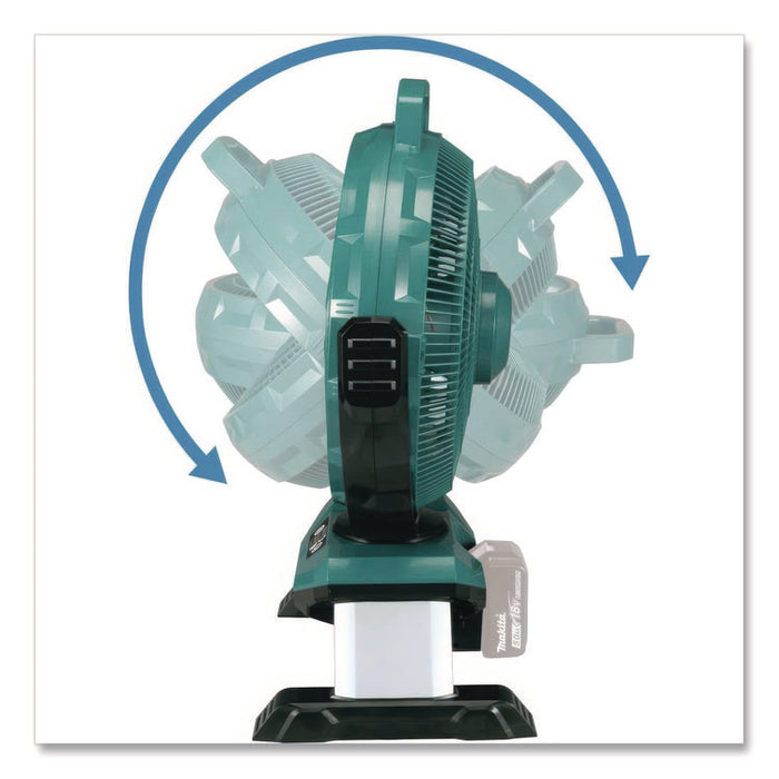 DCF301Z 18V LXT 3-Speed Li-Ion Job Site Fan (Tool Only), 13", 3 Speeds,Teal/Gray/Black