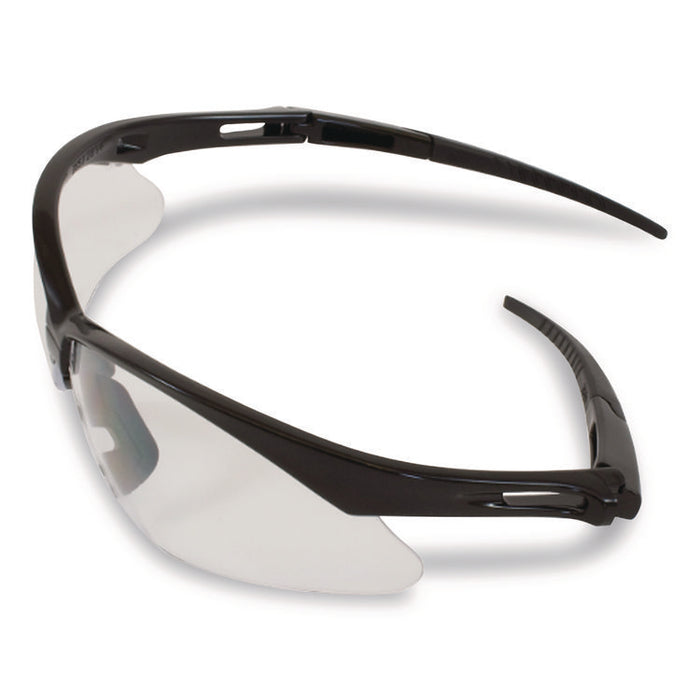 Anser Optical Safety Glasses, Black Half Frame, Clear Dual Anti-Fog Lens