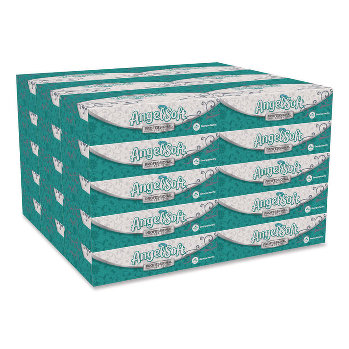 Angel Soft ps Premium Facial Tissue, Flat Box, 2-Ply, White, 100 Sheets/Box