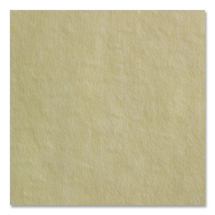 Dusting Cloths, Quarterfold, 24 x 24, Unscented, Yellow, 50/Pack, 4 Packs/Carton