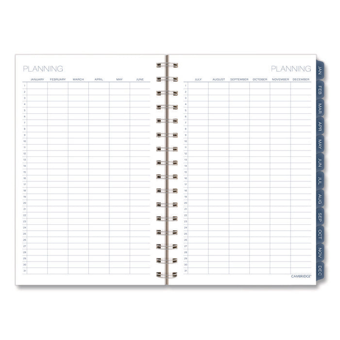 Abyss Weekly/Monthly Planner, 8.5 x 5.5, Water-Inspired Artwork, Blue Cover, 12-Month(Jan-Dec): 2026