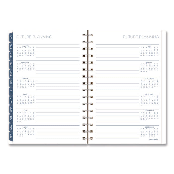 Abyss Weekly/Monthly Planner, 8.5 x 5.5, Water-Inspired Artwork, Blue Cover, 12-Month(Jan-Dec): 2026